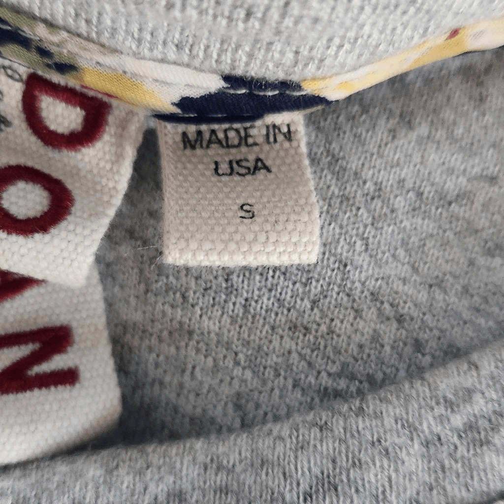 Dolan Left Coast Collection Gray Metallic Textured Knit Sweatshirt Size Small