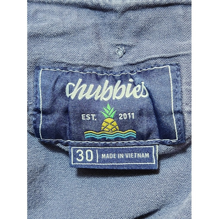 Chubbies Blue Chino Shorts Size 30