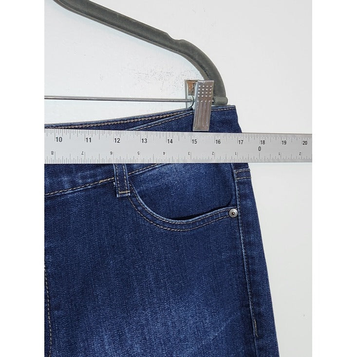 Bandolino Caroline Dark Wash Straight Leg Jeans Size 14