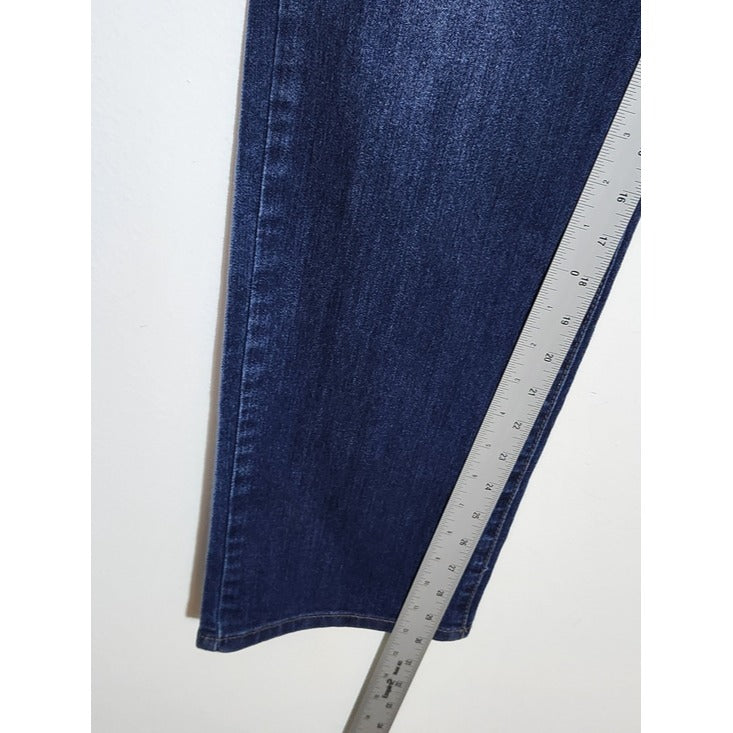 Bandolino Caroline Dark Wash Straight Leg Jeans Size 14