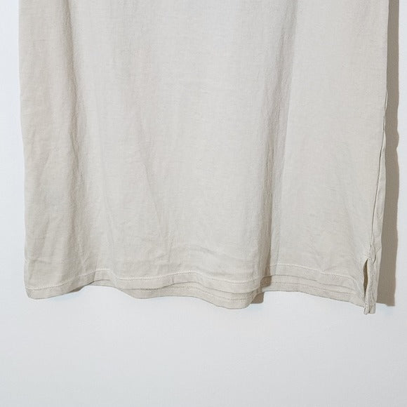 Old Navy Cream Short Sleeve Mini T-Shirt Dress NWT Size Small Mini Cream Dress