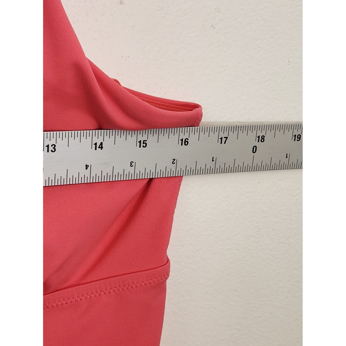 Athleta Pink Tie Back Tankini Swim Top Size Large
