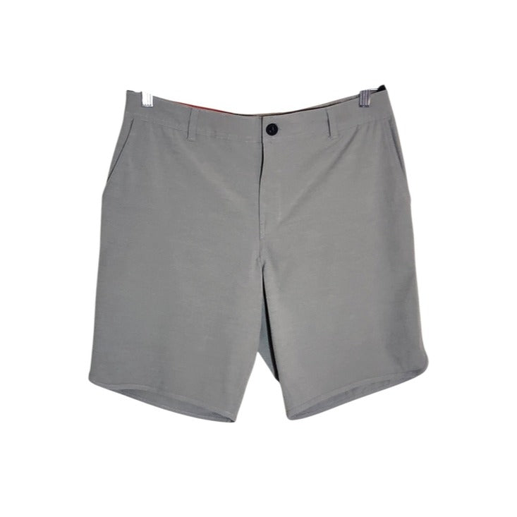 Hang Ten Mens 9-inch Inseam Gray Shorts NWT Size 34