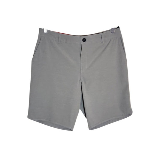 Hang Ten Mens 9-inch Inseam Gray Shorts NWT Size 34
