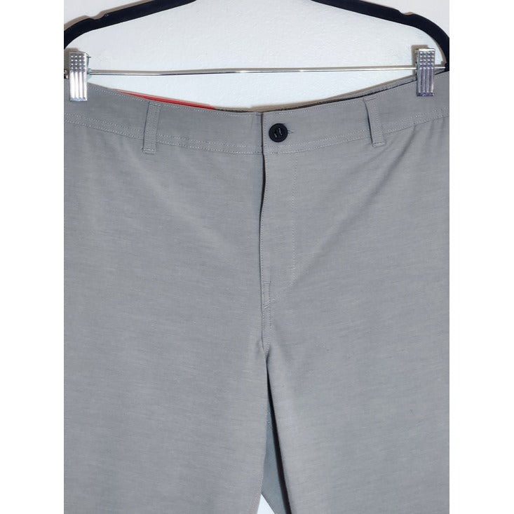Hang Ten Mens 9-inch Inseam Gray Shorts NWT Size 34