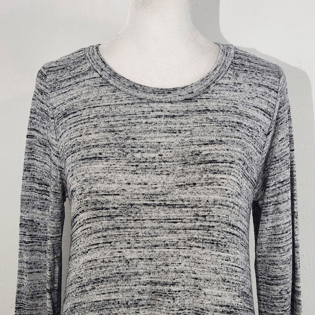 Michael Lauren Gray Long Sleeve Knit Dress NWT Size Medium Gray Shift Dress