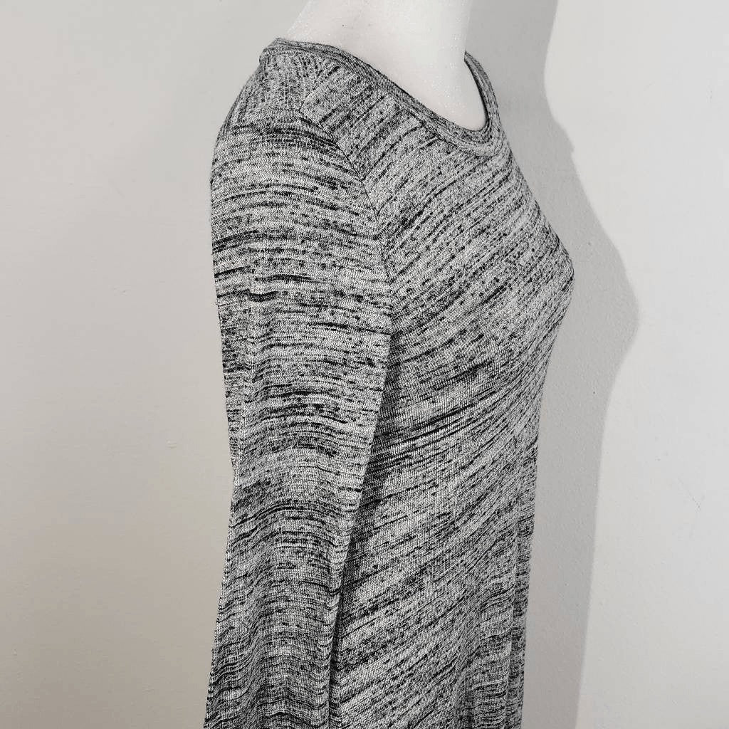 Michael Lauren Gray Long Sleeve Knit Dress NWT Size Medium Gray Shift Dress