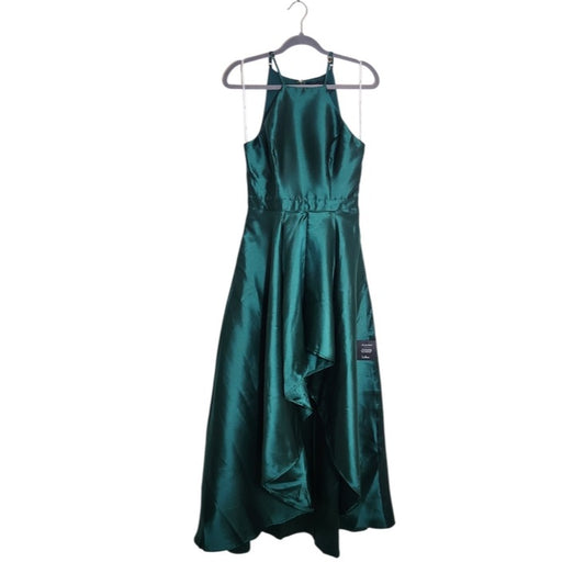Lulus Green High Low Formal Dress Size Medium NWT Wedding Guest Dress