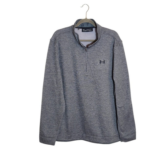 Under Armour Gray Quarter Zip Golf Pullover Size 2XL