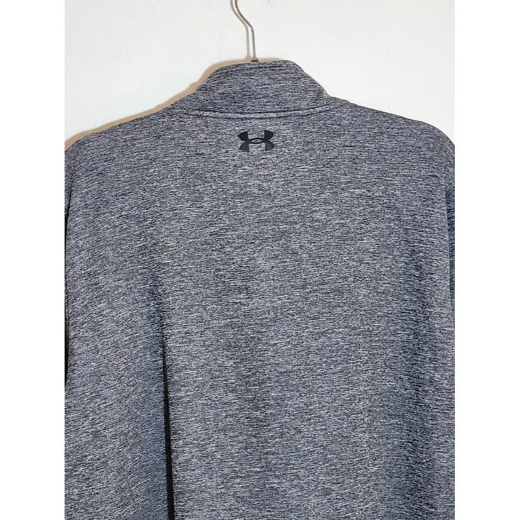 Under Armour Gray Quarter Zip Golf Pullover Size 2XL