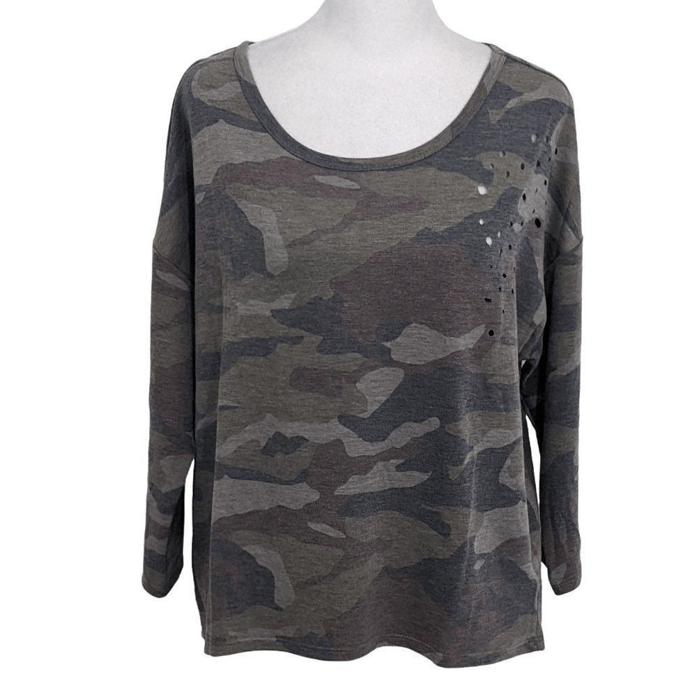Harmony Balance Camo T-Shirt NWT Size Small Yoga Camo Top