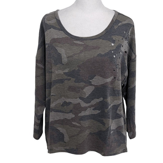 Harmony Balance Camo T-Shirt NWT Size Small Yoga Camo Top