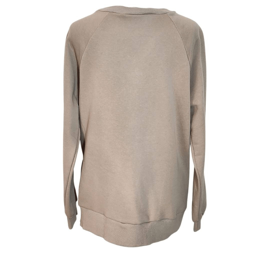 Doe and Rae Tan Oversized Pullover NWT Size Small Tan Oversized Sweatshirt