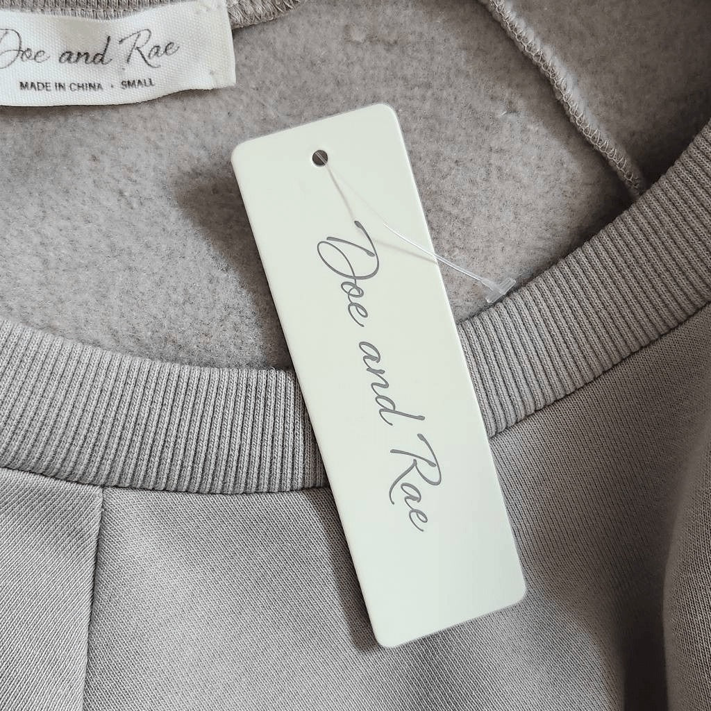Doe and Rae Tan Oversized Pullover NWT Size Small Tan Oversized Sweatshirt