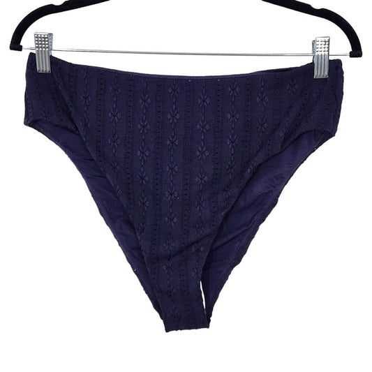 Andie Navy Swim Bottom NWT Medium Dark Blue Swim Bikini Bottom Navy Swimwear