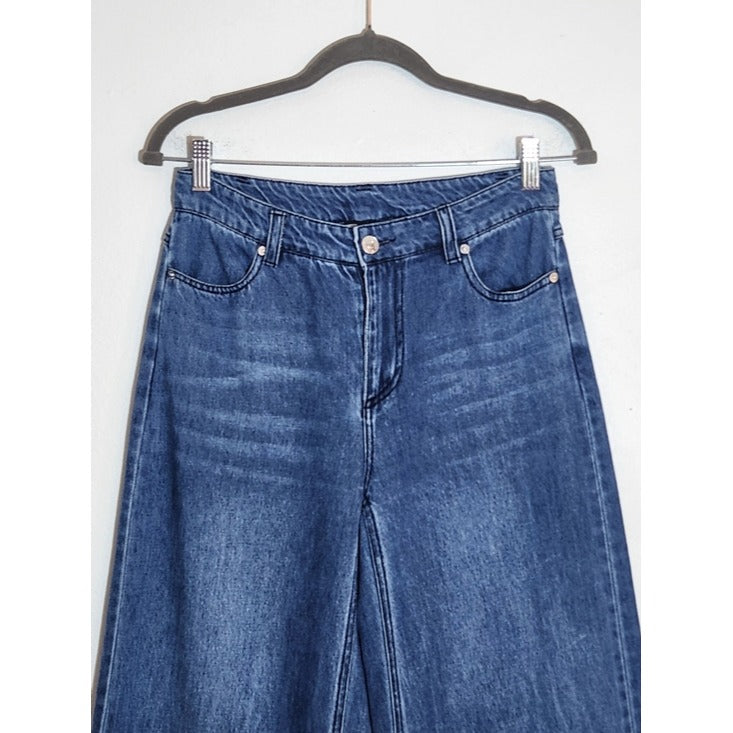 Steve Madden Medium Wash Wide Leg Jeans Size 27