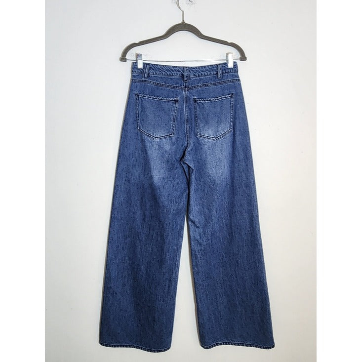 Steve Madden Medium Wash Wide Leg Jeans Size 27
