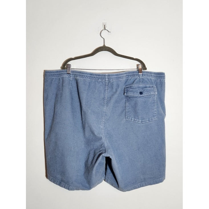 Lands’ End Light Blue Corduroy Shorts Size 4XL 54-56