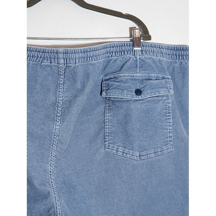 Lands’ End Light Blue Corduroy Shorts Size 4XL 54-56