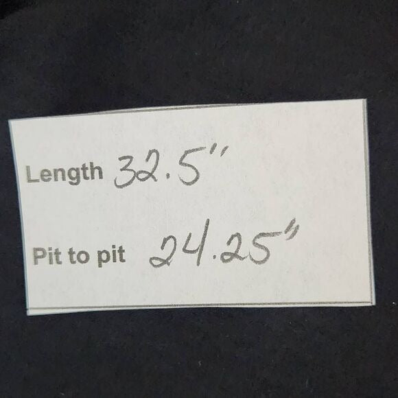 Chico's Black Label Black Layered Tunic with Asymmetrical Hem Size XL