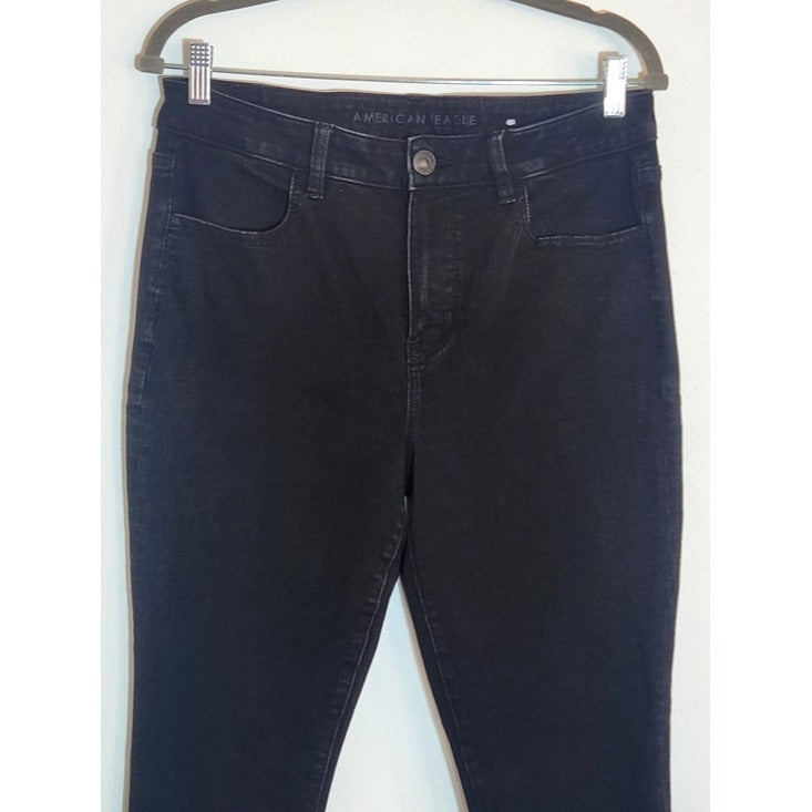 American Eagle Black High Rise Jegging Jeans Size 12