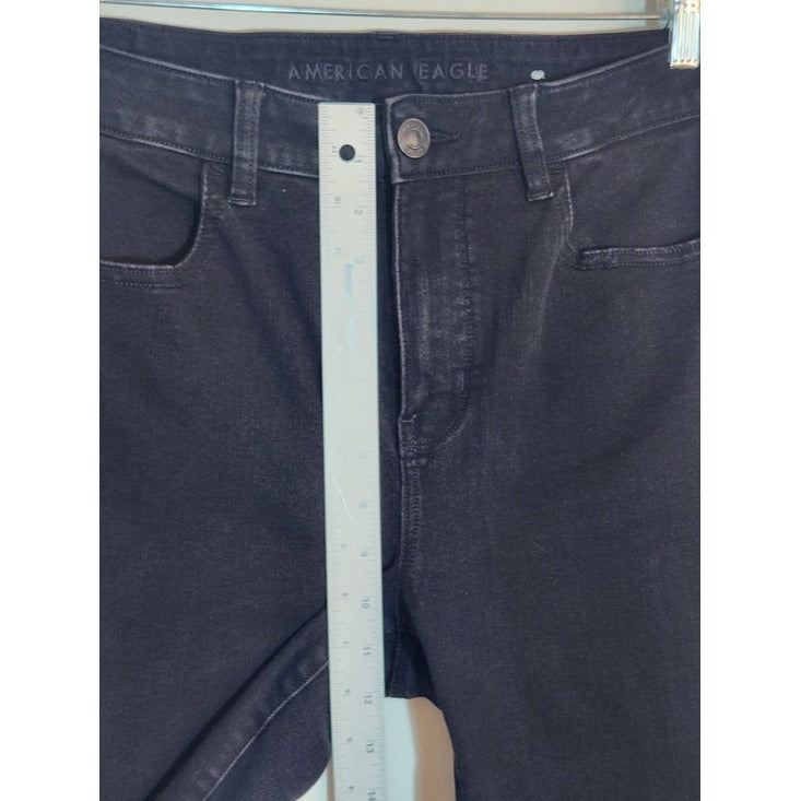 American Eagle Black High Rise Jegging Jeans Size 12