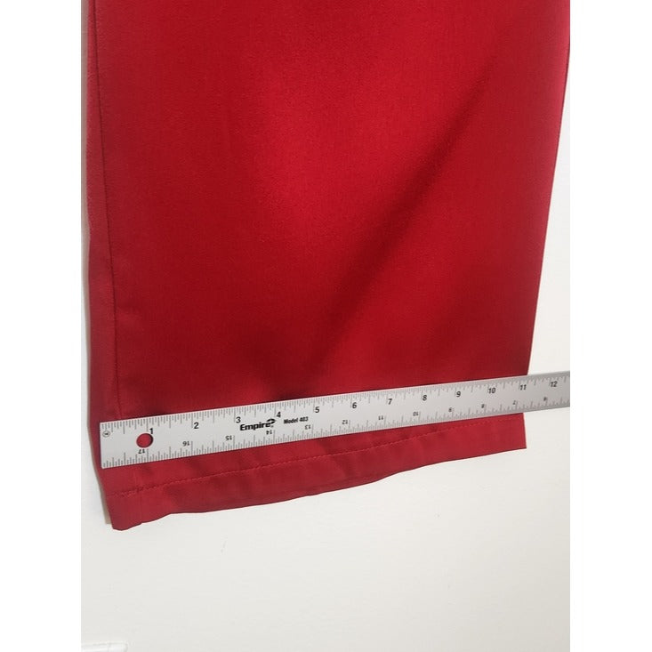 Lulus Red Satin Wide Leg Pants Size Small NWT