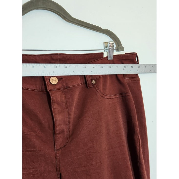 Maurices Brown Mid-Rise Jegging Skinny Pants Size 22W NWT