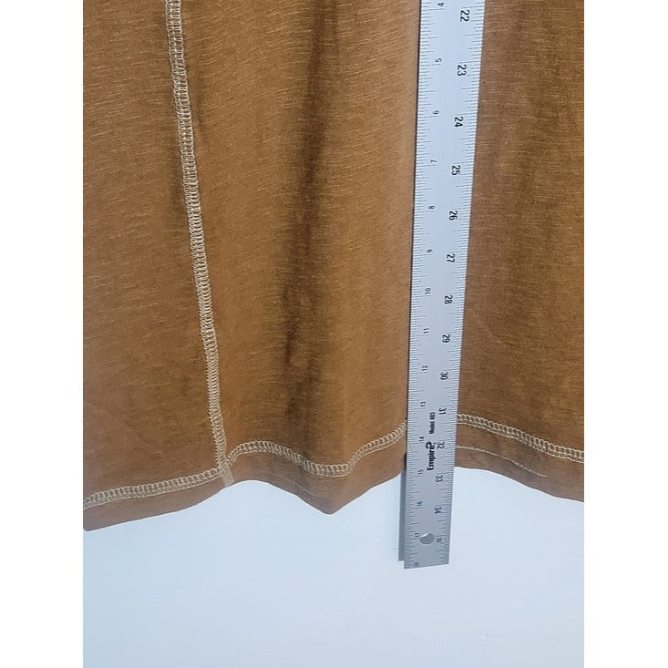 Legendary Whitetails Brown Henley Shirt Size XL Tall