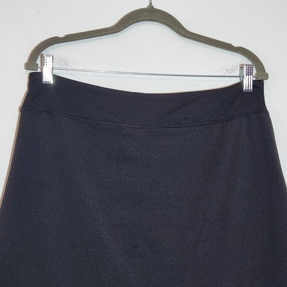 Ekouaer Black Athletic Skort Size XL Black Golf Skirt