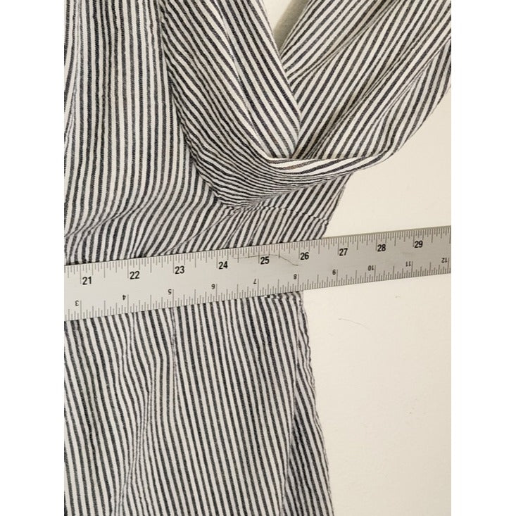 St. John's Bay Black and White Striped Top Size 2X