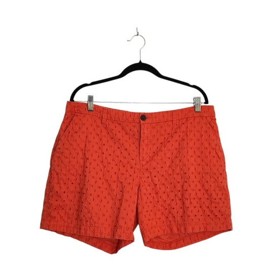 Old Navy Orange Eyelet Lace Shorts Size 14