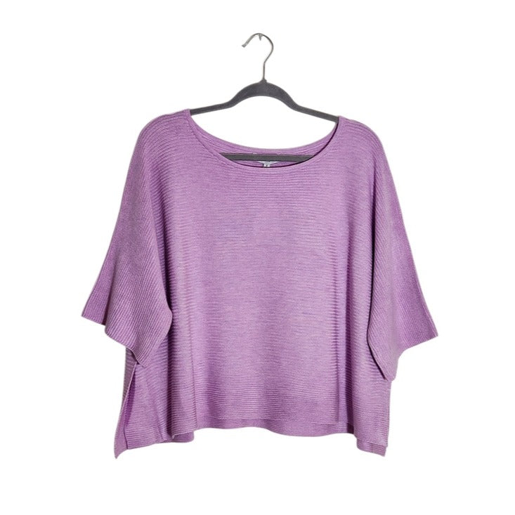 Fate Lilac Purple Ribbed Knit Cropped Sweater Size Small NWT