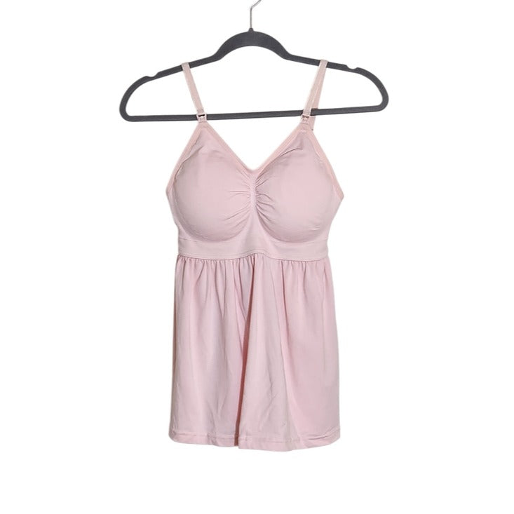 Motherhood Maternity Pale Pink Nursing Cami Size Medium NWT