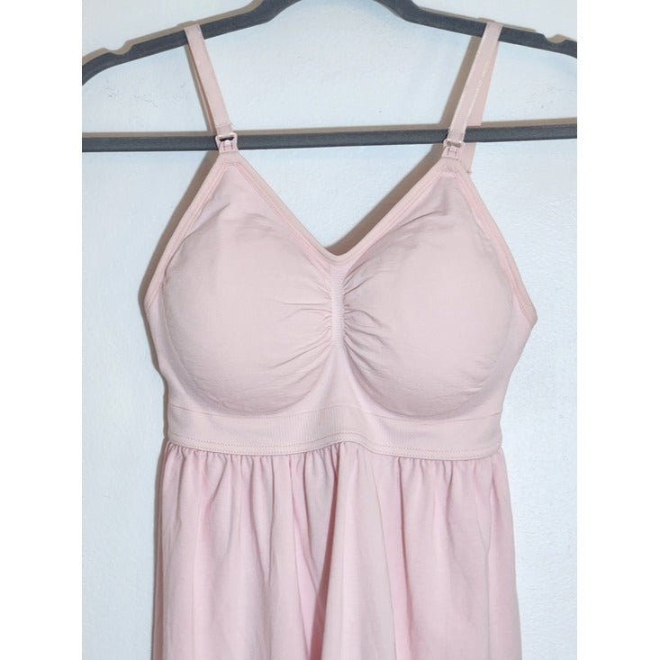 Motherhood Maternity Pale Pink Nursing Cami Size Medium NWT