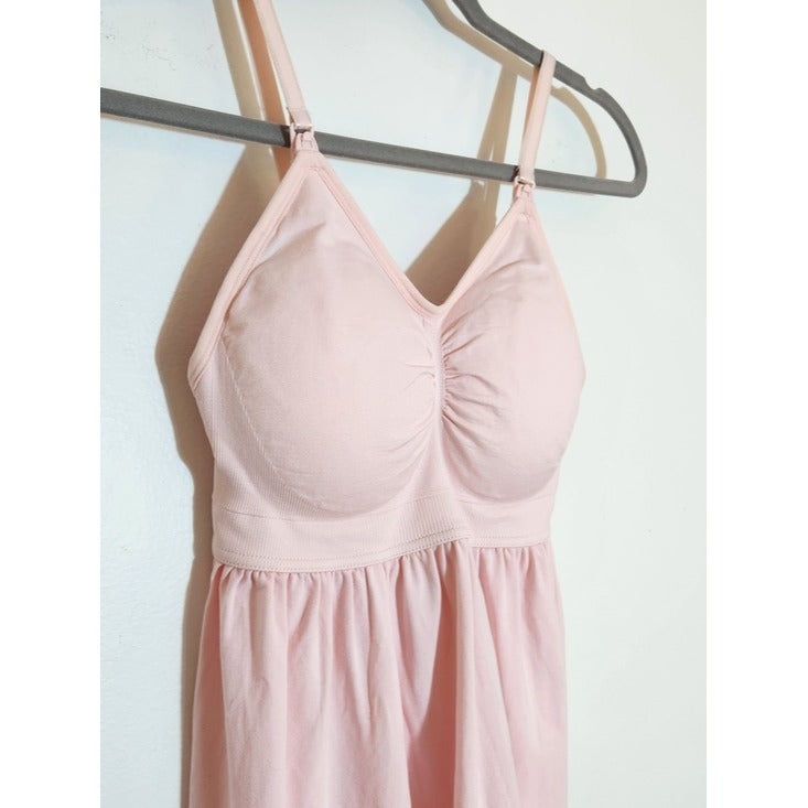 Motherhood Maternity Pale Pink Nursing Cami Size Medium NWT