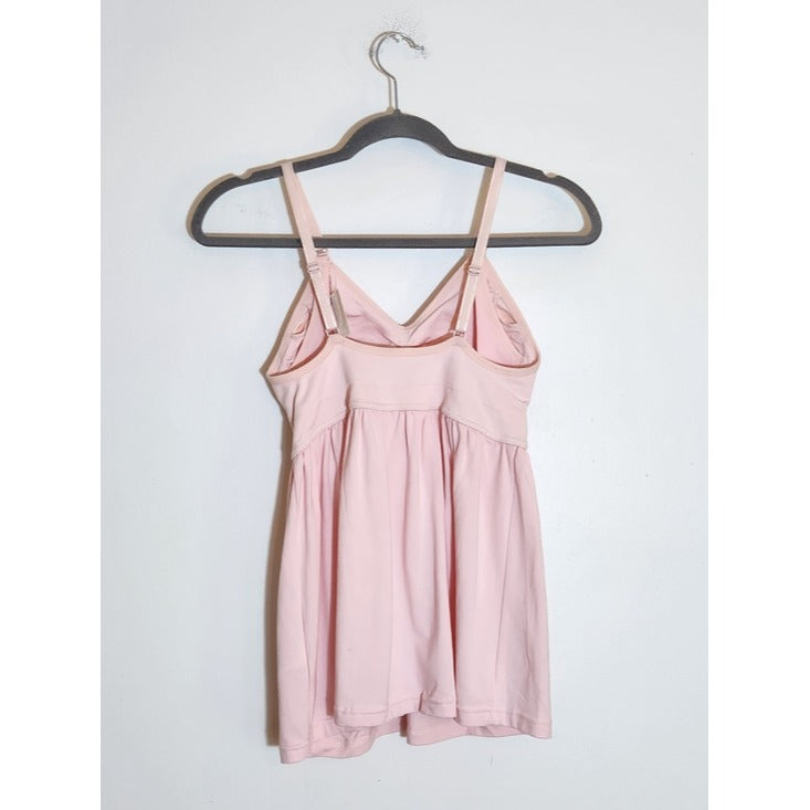 Motherhood Maternity Pale Pink Nursing Cami Size Medium NWT