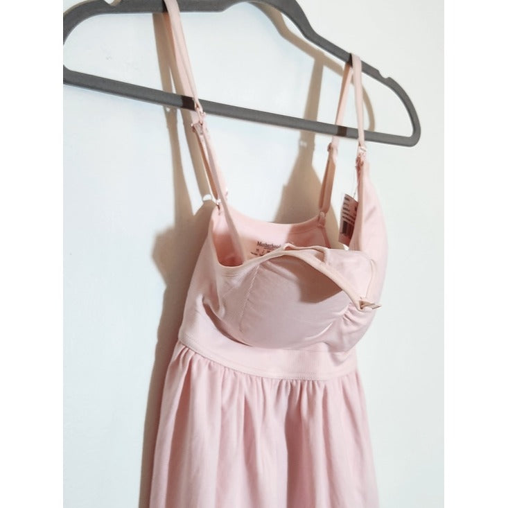 Motherhood Maternity Pale Pink Nursing Cami Size Medium NWT