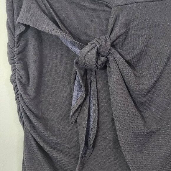 Monrow Stretch Knit Mini Skirt in Vintage Black Medium Revolve Knit Skirt, New