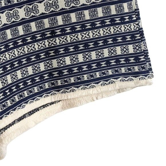 Dani Collection Navy High Waist Shorts Size Medium Aztec Boho Shorts