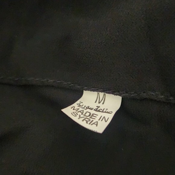 Black and Red Sheer Women's Robe NWOT Size Medium Black Long Robe