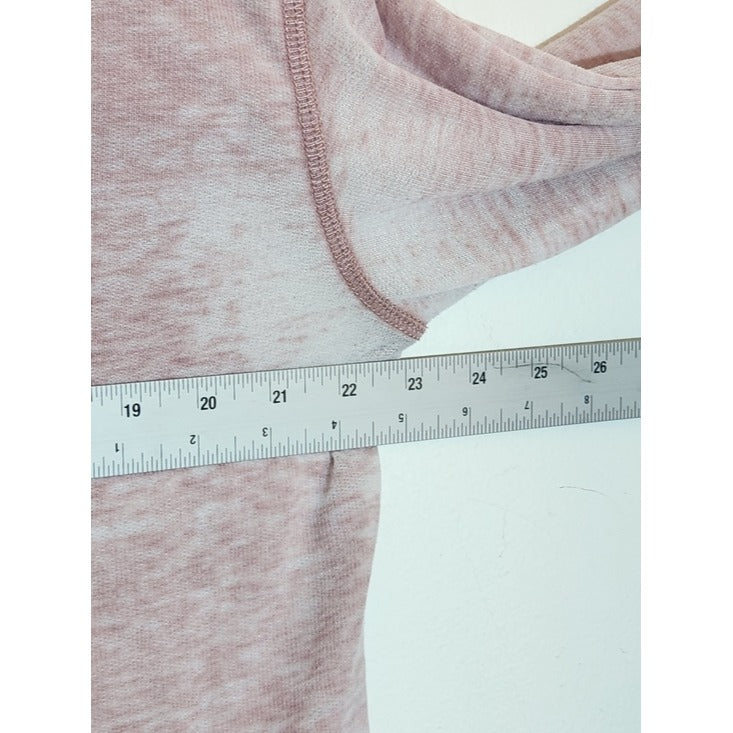 Altar'd State Revival Pink Distressed Oversized Hoodie Pullover Size Small