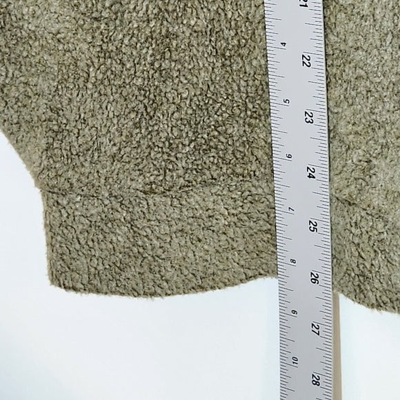 Ragabond Brown Fleece Colorblock Oversized Pullover Size Large