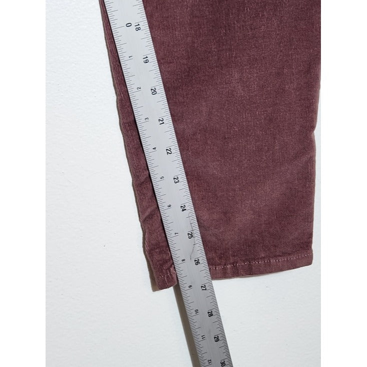 Universal Thread Mauve Pink Mid-Rise Skinny Corduroy Pants Size 16