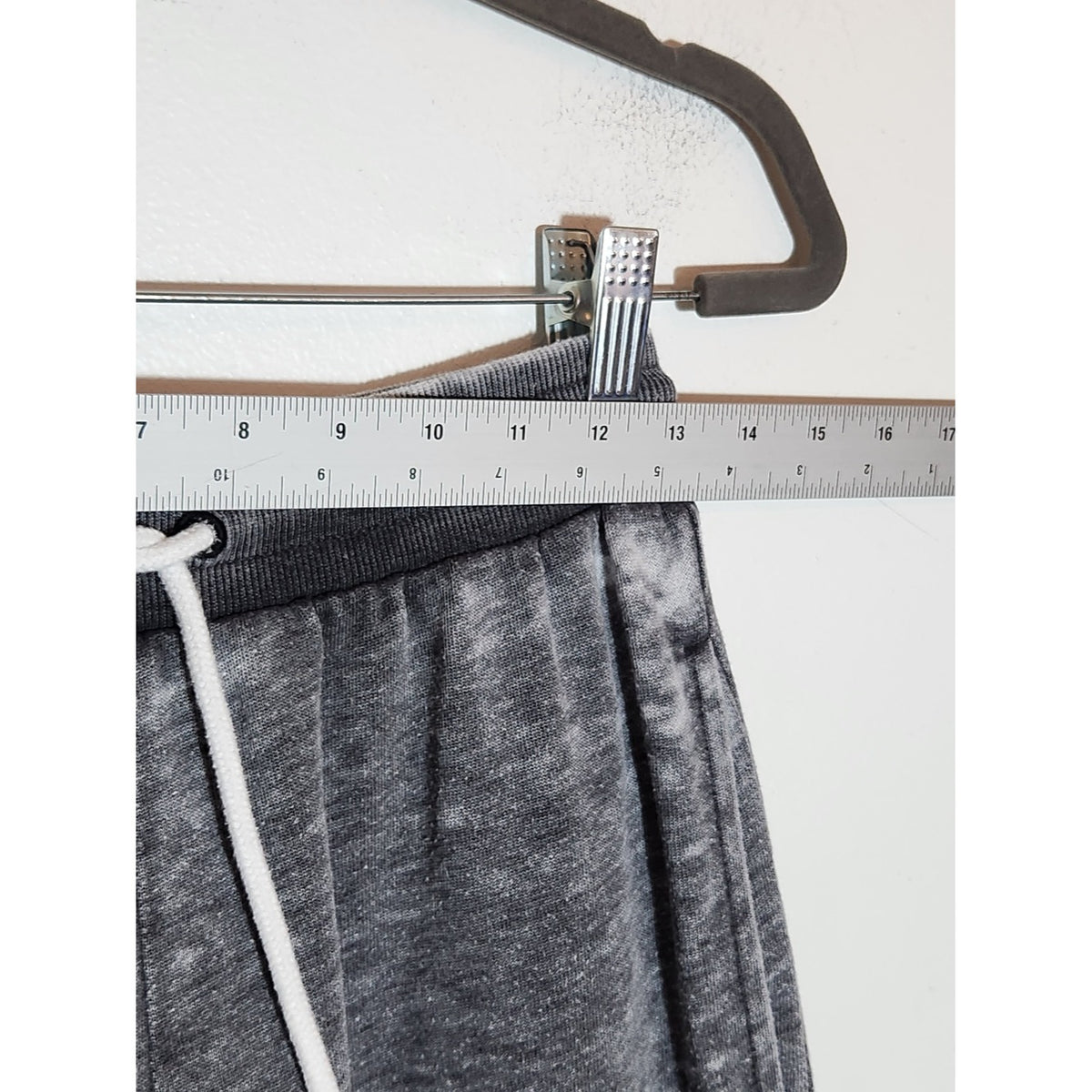 Free People Movement Gray Distressed Pull-On Cropped Drawstring Pants Size XS