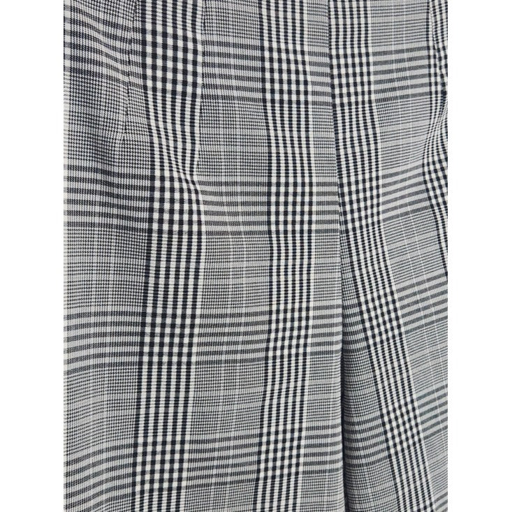 Time and Tru Black and White Plaid Ankle Pants Size 10
