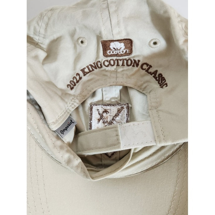 Imperial 2022 King Cotton Classic Golf Baseball Hat Beige One Size