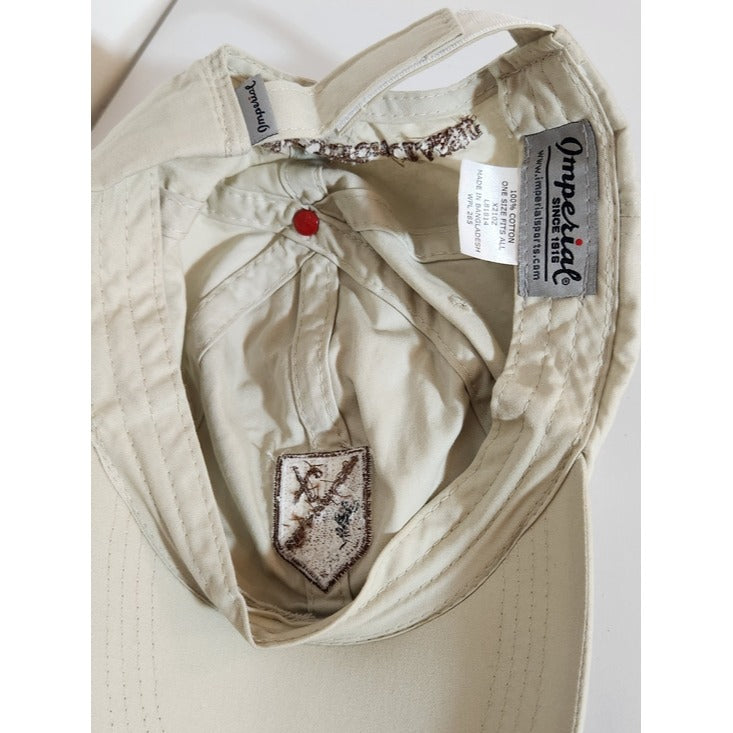 Imperial 2022 King Cotton Classic Golf Baseball Hat Beige One Size