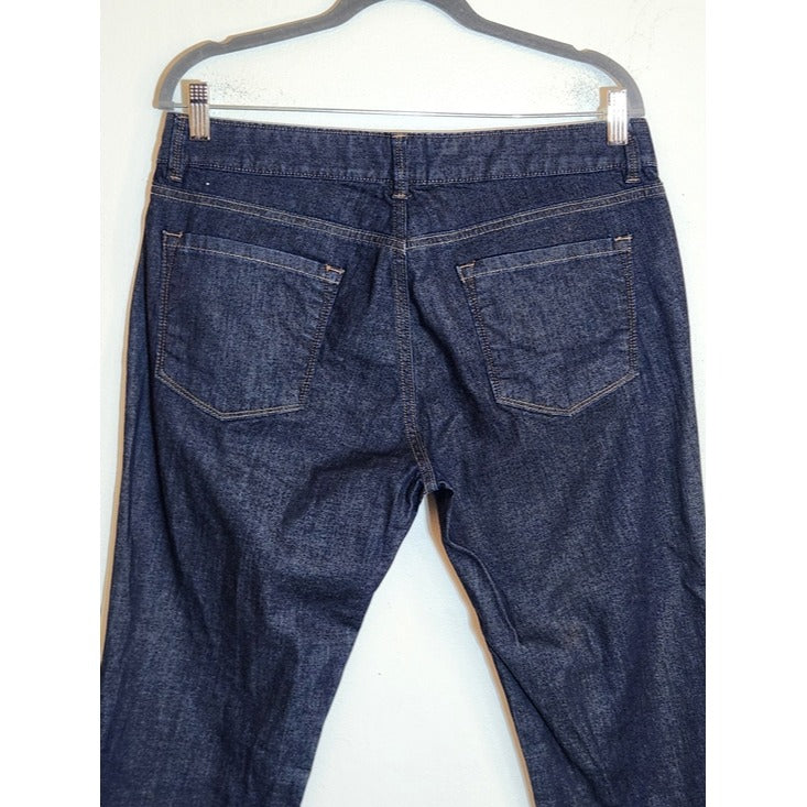 LOFT Womens Dark Wash Modern Crop Jeans Size 10