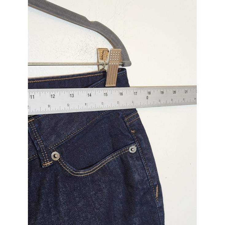 LOFT Womens Dark Wash Modern Crop Jeans Size 10